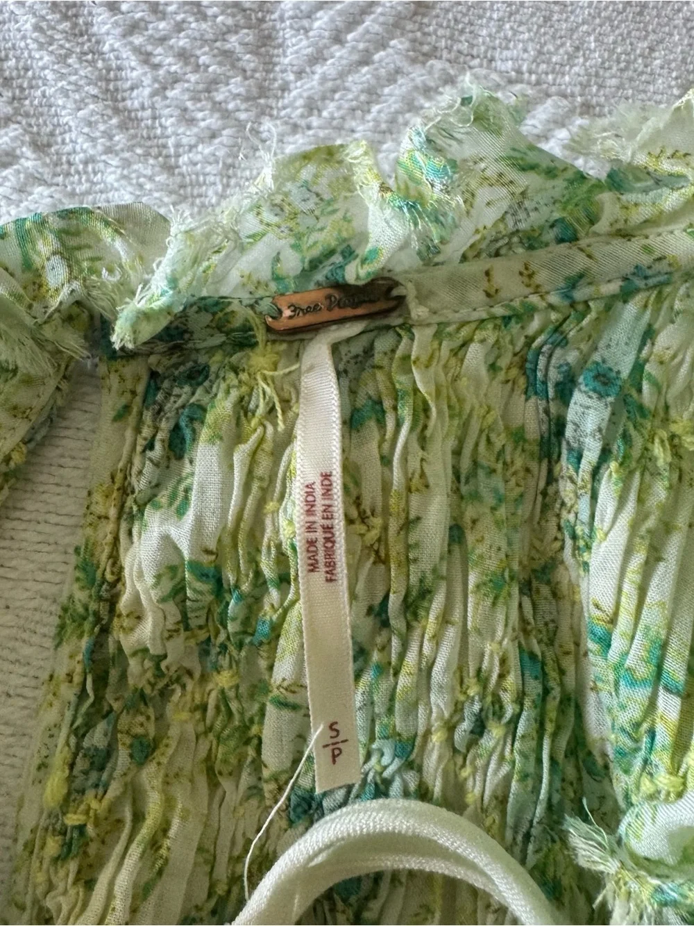 Free People S Floral Smocked Mini Dress Cottagecore Fairy Retro Prairie Coquette